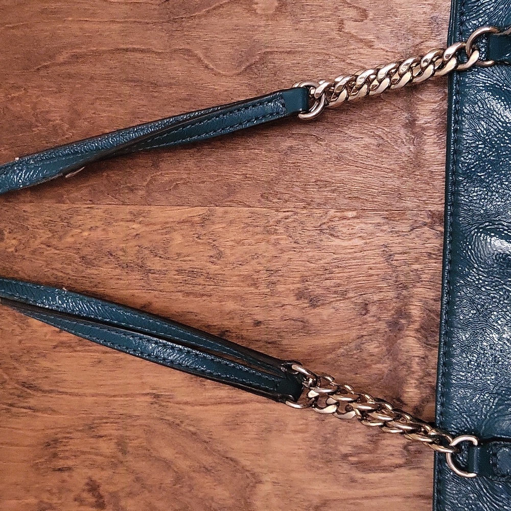 Michael Kors Leather Bag with Gold Accents - Picture 6 of 16